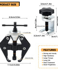 Heavy Duty Wiper Arm Removal Tool Kit For Cars Trucks SUVs And RVs Universal Carbon Steel Arm Bearing Remover Puller
