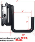 Heavy Duty E Track J Hooks Set For Enclosed Trailers And Cargo Vans X Track Compatible Steel Hanger Anchors measurements