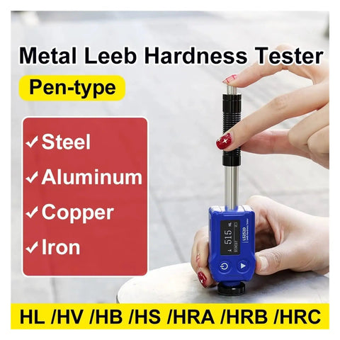 Portable Digital Leeb Hardness Tester And Durometer For Steel Metal Testing With Dual Coil Technology delivering precision in hand.
