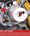 Pro Grade Hose Pinch Off Pliers For Flexible Fuel Line And Brake Line And Coolant Radiator Hoses With Smooth Clamp Action close-up