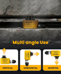 20 Ton Hydraulic Ram Jack With Low Profile Design, Multi Section Lift Cylinder, 1.2 Inch Stroke used in various angles