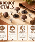 Heavy Duty Zinc Alloy Replacement Rivets For Cork Potato Clogs And Suede Rubber Footwear With Screwdriver on a table with details.