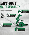 Powerful Electric Cable Puller That Turns Your Drill Into A Serious Wire Tugger for One Person Jobs, Handles 1000 Lbs On Wires From #14 To 1/0 Inside Conduits Up To 4 Inches With Smooth Adjustable Boom Head.