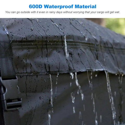 Waterproof Roof Cargo Bag For SUVs And Family Road Trips With Upgraded 600D Fabric And Reinforced Seams Large Capacity Roof Carrier