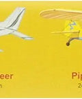 Illustration of Cessna 150 Laser Cut Model Kit With 24 Inch Wingspan Balsa Parts Decals Vacuum Formed Pieces Rubber Power Fly Ready