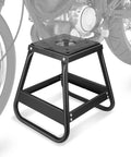 Heavy Duty Detachable Anti Slip Dirt Bike Stand Jack For Universal Motorcycle Maintenance Elevates Dirt Bikes Up To 1000 Lbs To 15.7 Inches High Black Durable Steel Construction