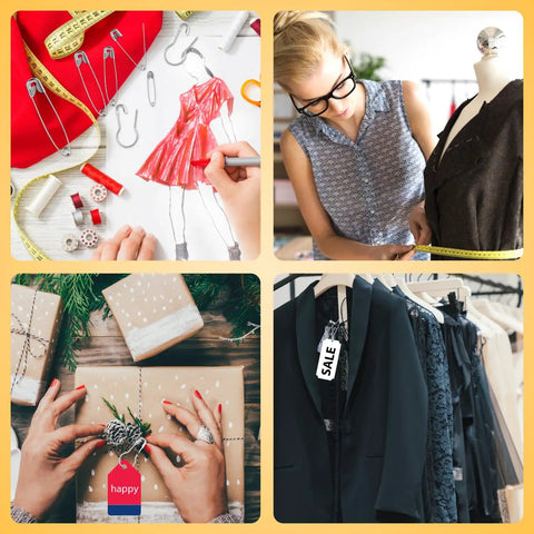 Ready To Rock Solid Stainless Steel Safety Pins 500 Pack Assorted Gourd And Round Designs 22 To 54 Millimeters Includes Nifty Storage Box Perfect For Sewing Crafting Quilting And Apparel Repair On The Fly