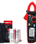 Dope Compact Digital Clamp Meter 100A True RMS For AC And DC Current And Voltage, Multimeter with accessories and case