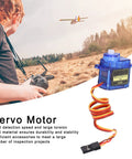 Ten Pack Micro Servo Motors Built From Abs Plastic Kickin Torque Smooth Operation For Rc Airplane Models Diy Hobby with wires and controller