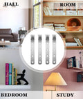 4 Pcs Stainless Steel Corner Brackets With Right Angle Design Countersunk Mounting Holes Beefy Build For Fixing Coffee Tables And Shelves