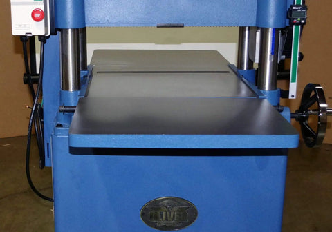 20 Inch Planer With Helical Cutterhead, Auto Depth Lock With Twin Nitrogen Cylinders, German Carbide Inserts, front view