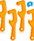 4 Pack Plastic Bucket Lid Openers For 5 Gallon Paint Cans Easy Lid Remover Wrench Tool For Home Garage Or Shop Use