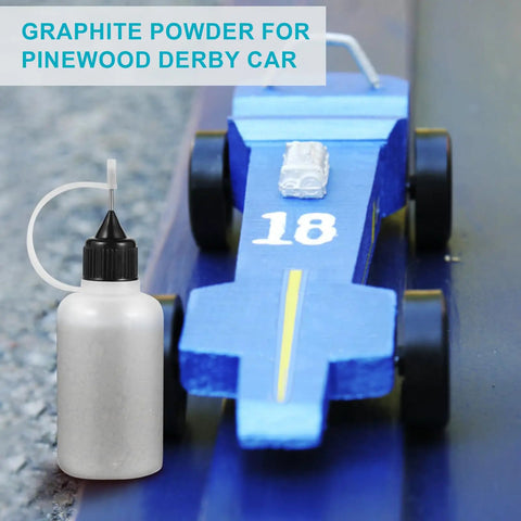 Ultra Fine Graphite Powder 18oz 3000 Mesh Microfine Dry Lubricant for Precision Friction Surfaces, 3 Micron Purity, Fills Tiny Pits, Cuts Friction and Wear, Gearhead Friendly for Machinery, Tools, and Industrial Applications. bottle for pinewood derby car