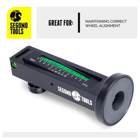 Adjustable Universal Magnetic Camber And Caster Gauge Durable Steel Build Precision Wheel Alignment Tool For Cars, detailed view.