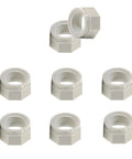 D15 Feed Hose Nut Replacement For Polaris Pool Cleaners 180 280 380 480 Fits Zodiac Polaris Models Pro 3900 Sport 6 Pack Heavy Duty Nut For Secure Hose Connection, white threaded hose nuts