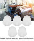 Durable Silicone Tapered Plug Kit 20 Pcs For High Temp Powder Coating Sealing And Masking Tools That Stay Flexible In Pro Workshop Surface Treatment Jobs, 20 white plugs