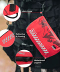 Grab And Go Small Ultralight First Aid Kit For Hiking And Travel, Water Resistant Medical Kit Weighing Just 20g attached to backpack