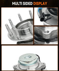 Multi-angled view of Two Pack Front Wheel Bearing Hub Assembly For Chevy Express 2500 3500 And GMC Savana 2500 3500 With ABS 8 Lug Replacement 515059