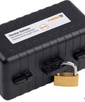 Indoor Plug Safe Box With Lockable Safe Compartment Measures 120 X 60 X 60 mm IP20 For Cables Up To 18 mm Thick Includes Padlock And Keys Guard Against Unauthorized Use Of Euro And Schuko Plugs