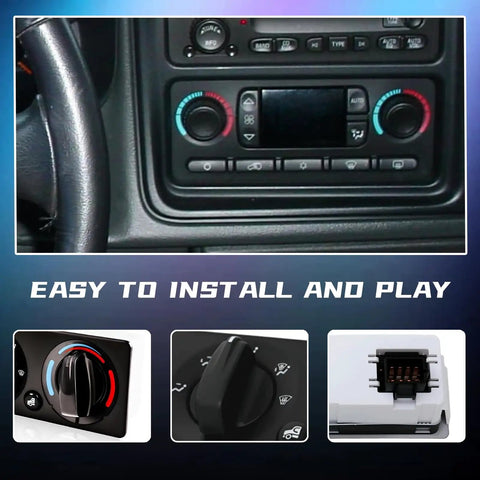 Peterbilt HVAC A C Climate Control Module Replacement Front Panel Switch With Automatic Configuration For 337 348 379 389