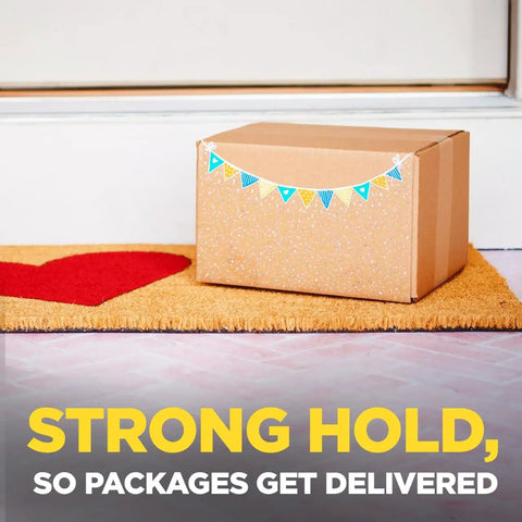 Secure Seal Packing Tape For Shipping And Moving, 1.88 Inch Wide By 54.6 Yard Long, 6 Pack, on sealed decorated box.