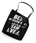 Paddler Tote Bag For Dragon Boat Racing And Dragonboating Enthusiasts Dope Gear For Synchronous Paddling Teams, black with text