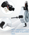 Air Conditioner Fan Motor Replacement External Brushless DC Motor For AUX Air Conditioning RDN 310 35 8A 8B in white casing with connectors