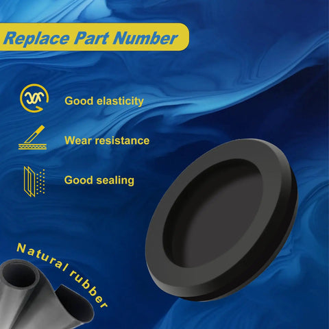 Transmission Torque Converter External Access Plug With Quick Seal Rubber Drain Seal For Ford Bronco 1990 1996 Mustang 2001 2004 F 150 1990 2010 Replacement E9TZ7N171A, natural rubber seal