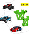 Aluminum Front And Rear Shock Towers For 1 By 18 Traxxas LaTrax Teton Desert Prerunner SST Beefed Up Upgrade Parts 6061 T6 Green next to Traxxas models.