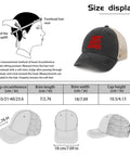 Lightweight Trucker Hat For Men Summer Cool Cap With Adjustable Buckle Breathable Outdoor Golf Style Cap Everyday Sun Shield