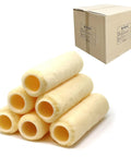 Top Rated Nine Inch Paint Roller Covers Case Lot Of 144 Shedless Lint Free Premium Sleeves stacked with packaging box.