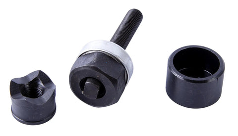 Slug-Out Mechanical Knockout Set With Four Point Punch, Die And Drive Screw, Pro Grade For One Half Inch Conduit