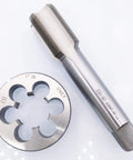 Right Hand 1 Inch 20 UNEF Tap and Die Set in HSS, precision threading tools, high-speed steel