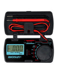 Pocket Size Digital Multimeter DMM Multi Tester For Amp Ohm Volt DC AC Voltage And Current Measurements With LED Display, probes