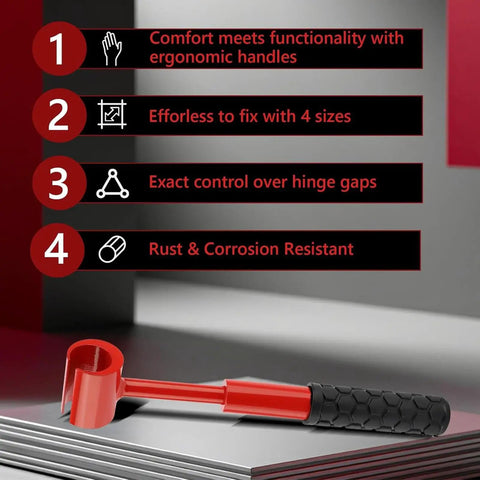 4 In 1 Door Hinge Gap Adjuster, Grab And Go Multifunction Hinge Bender with ergonomic handle and rust-resistant design