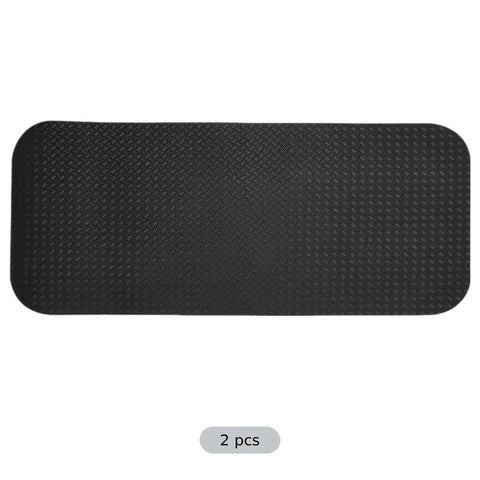 Grippy Double Sided Exercise Bike Mat With PVC Silicone Non Slip Surface Hardwood Floor Protector shown flat