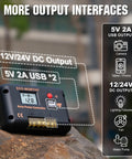 30A Solar Charge Controller With Bluetooth And Dual USB Ports For 12V And 24V Systems on rocky surface, output interfaces