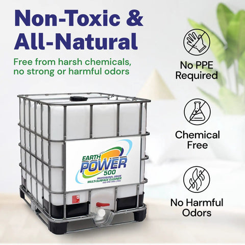 Hypochlorous Acid 500 PPM Multipurpose Cleaner For Home Use Clean Floors Counters Appliances And More With A Non Toxic Family Safe Pet Friendly Formula Ideal For Kitchens Bathrooms Refrigerators And Surfaces. 500 PPM HOCl in bulk container