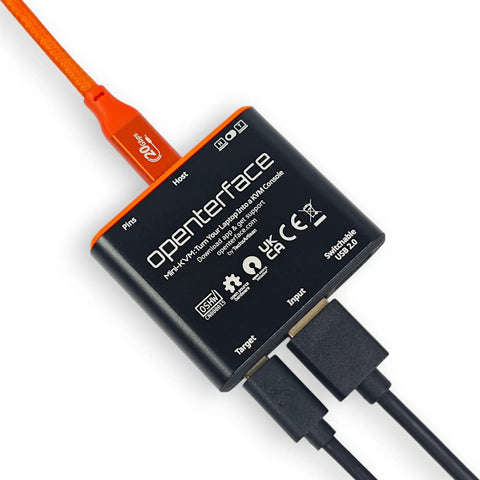 Slick Portable Kvm Console Adapter For Straight Plug And Play Laptop Server Management And Headless Bios Troubleshooting Via Hdmi Video And Usb Controls Rock Solid Build Quality For Boss Performance - Compact adapter with USB and HDMI connections.