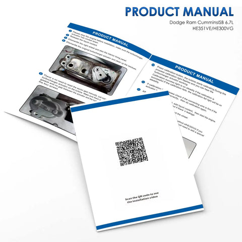Installation manual for Heavy Duty Turbo Actuator For 6 7L Diesel Dodge Ram 2500 3500 4500 5500 2013 Through 2018 Holset HE300VG HE351VE