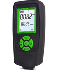 Auto Paint Thickness Gauge For Car Panels CM-206X Coating Meter With 0 To 59.1 Mils Range And 0.001 Mil Resolution Fe NFe Zn Auto Detection Ruby Probe Great For Door Hood Roof And Quarter Panel Inspections black green handheld gauge