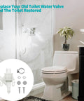 Premium Two Pack RV Toilet Water Valve Replacement Kit Fits Dometic Sealand Marine Toilets 300 310 320 Series with installed components.