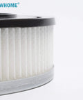 Close-up of Replacement Ash Vacuum Motor Filter For Powersmith PAVC101 Pack Of Four HEPA Ash Dust Filter Washable, side view.