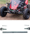 CK100-S Steering Wheel Linkage Rod With Heim Joints For Go Kart Replacement Part That Fits CK100-S SK100 HS100GK 98cc 3.0HP P401001641100000 Durable Performance Upgrade on go-kart steering assembly