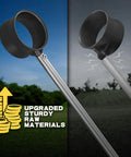 Close-up of Telescopic Golf Ball Retriever for Water, showing durable two-sided grabber and stainless steel shaft
