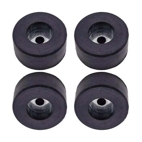 Heavy Duty Anti Vibration Rubber Feet 4 Pack Replaces 192310GS For Coleman Sanborn Air Compressors Generators Pressure Washers, black rubber pads.