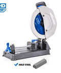 Heavy Duty 14 Inch Metal Cutting Chop Saw With 14 Inch Carbide Tipped Blade Dry Cut Miter 45 Degrees For Precise Metal Work