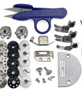 All In One 31 Piece Sewing Machine Spare Parts Kit With Presser Feet Bobbins Case Scissors Tweezers Magnetic Seam Guide For industrial machine