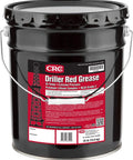 Driller Red Extreme Pressure Lithium Complex Grease For Drilling And Heavy-Duty Equipment, 35 Lbs SL3650 in a black pail