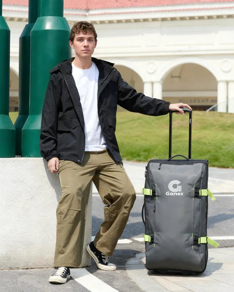 Rugged Rolling Travel Duffle Bag 100L Capacity